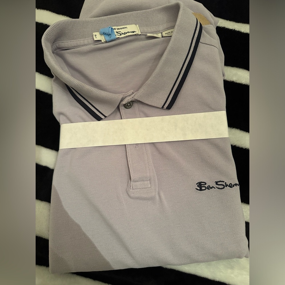 Ben Sherman light purple men’s polo shirt